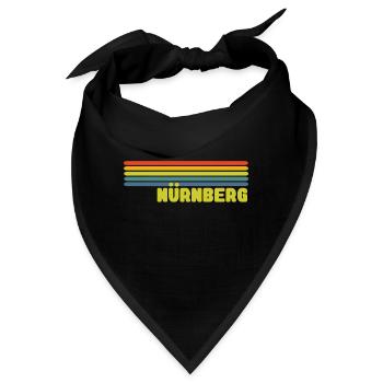Nürnberg - Bandana - Schwarz - Vorne