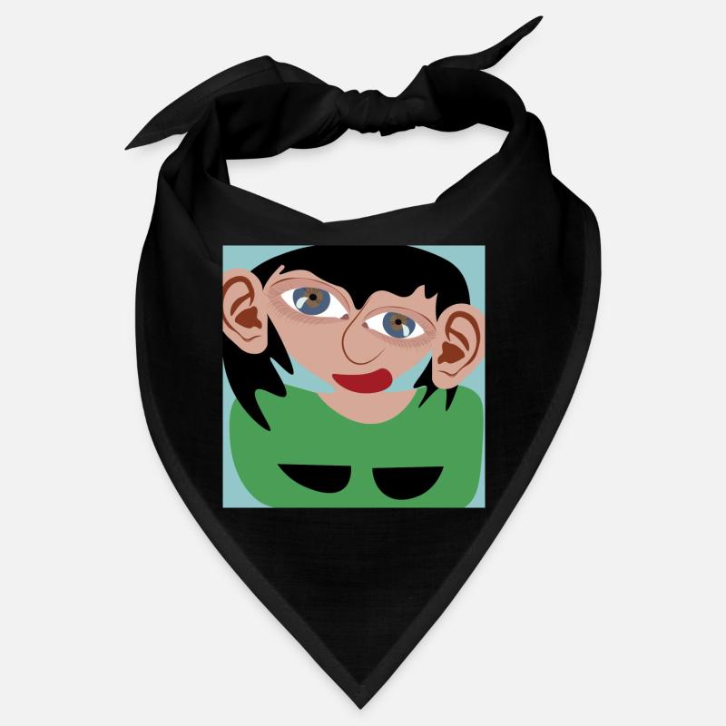 Dark-haired woman Bandana