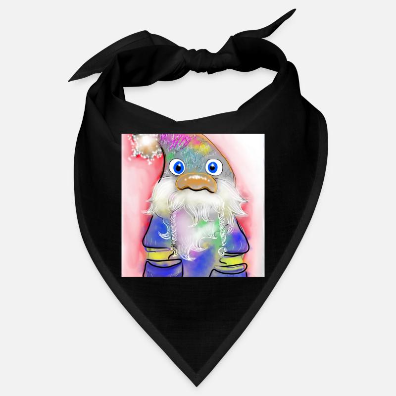 Bunter Weihnachtsmann mit Farbverlauf Bandana
