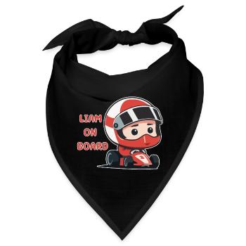 Liam on board - Bandana - Schwarz - Vorne