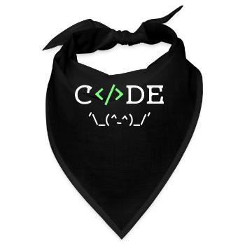 Arbeit Spruch Entwickler Karriere Workaholic Job - Bandana - Schwarz - Vorne