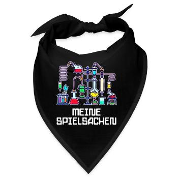 Job Wissenschafter Karriere Statement Vorgesetzter - Bandana - Schwarz - Vorne