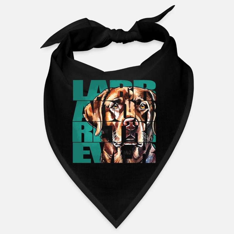 Labrador Retriever Portrait Bandana