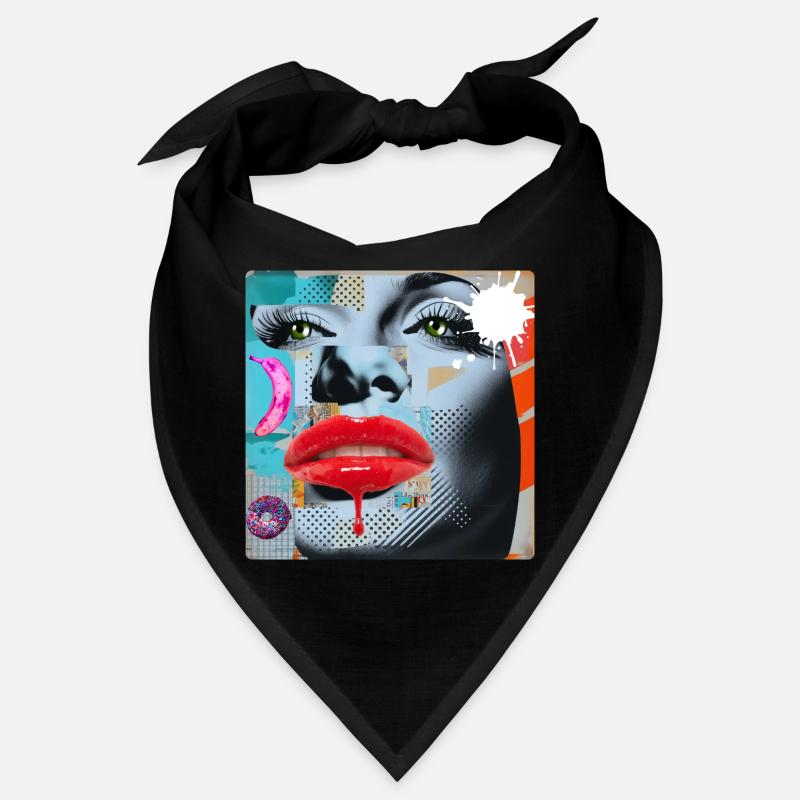 Collage coloré Pop Art Bandana
