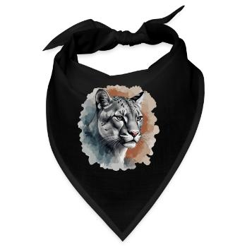 Pantra Jugendstil design - Bandana - Schwarz - Vorne