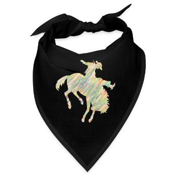 Rodeo Reiten - Bandana - Schwarz - Vorne