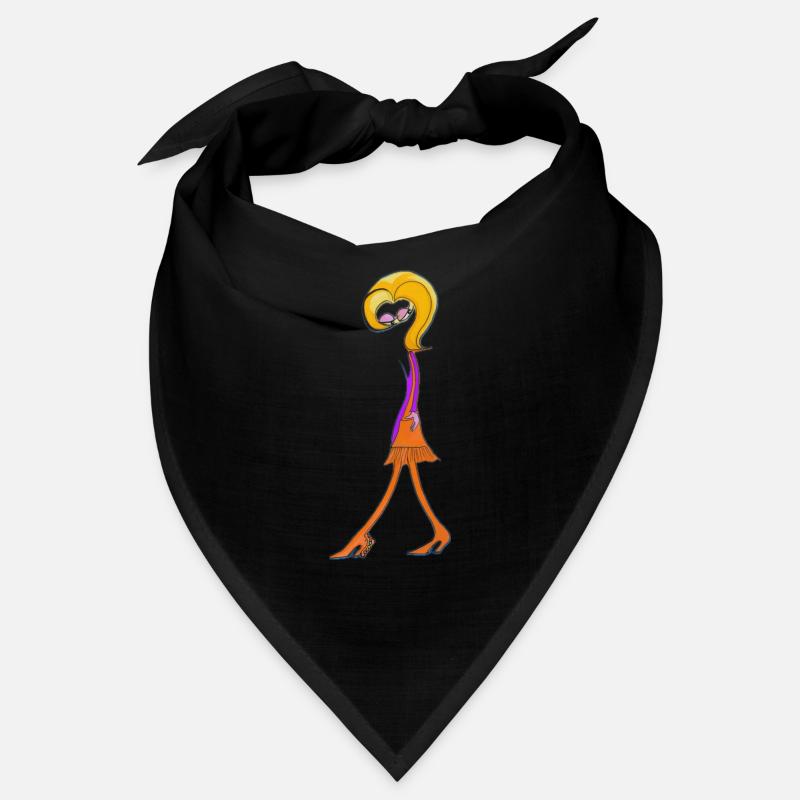 Verspielte Doodle-Diva Bandana