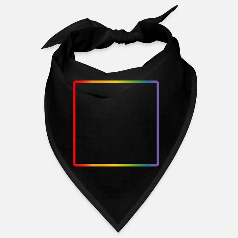 Regenbogen Rahmen LGBT DEMO Bandana