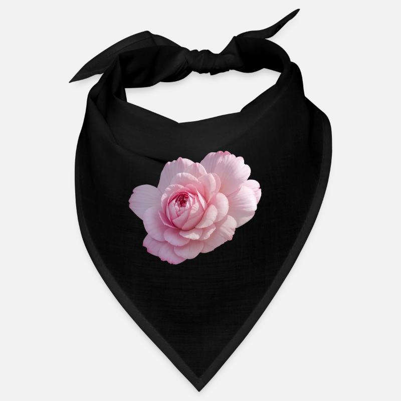 Rose Pink - Bandana - Schwarz