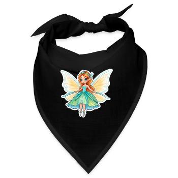 Fee Fantasy Illustration - Bandana - Schwarz - Vorne