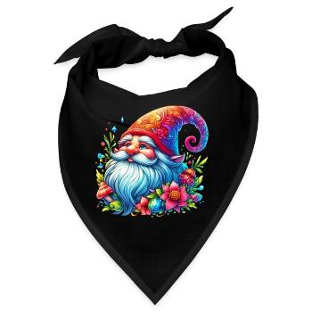 Gnom-Goblin-Elf - Bandana - Schwarz - Vorne