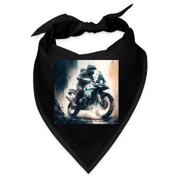Enduro Tour 2 - Bandana - Schwarz - Vorne