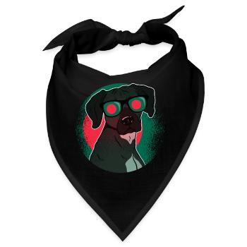 Bangladesch - Bandana - Schwarz - Vorne