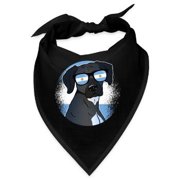 Argentinien - Bandana - Schwarz - Vorne