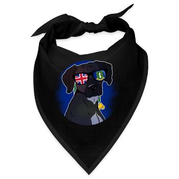Britische Jungferninseln - Bandana - Schwarz - Vorne