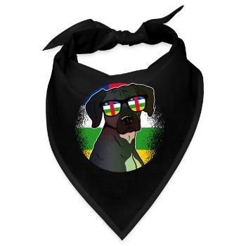 Zentralafrikanische Republik - Bandana - Schwarz - Vorne