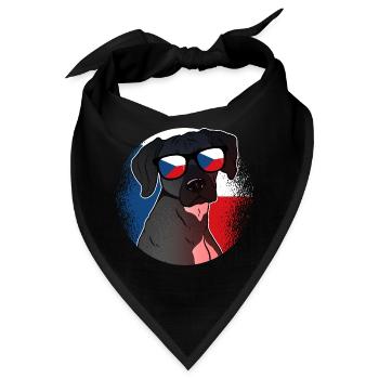 Tschechische Republik - Bandana - Schwarz - Vorne