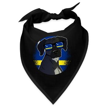 Curaçao - Bandana - Schwarz - Vorne