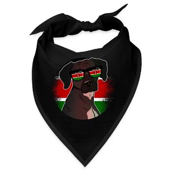 Kenia - Bandana - Schwarz - Vorne