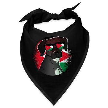 Jordanien - Bandana - Schwarz - Vorne