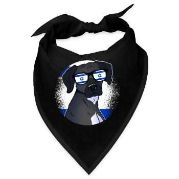 Israel - Bandana - Schwarz - Vorne