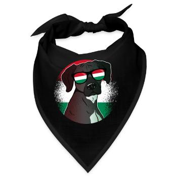 Ungarn - Bandana - Schwarz - Vorne