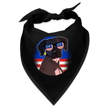 Malaysia - Bandana - Schwarz - Vorne