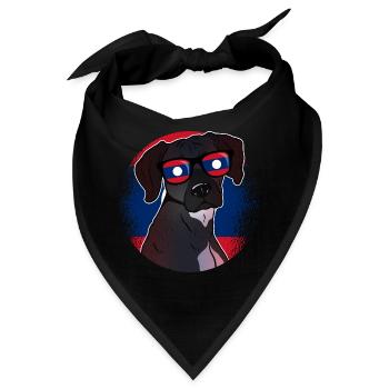 Laos - Bandana - Schwarz - Vorne