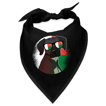Madagaskar - Bandana - Schwarz - Vorne