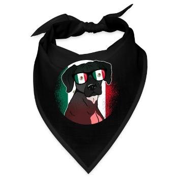 Mexiko - Bandana - Schwarz - Vorne
