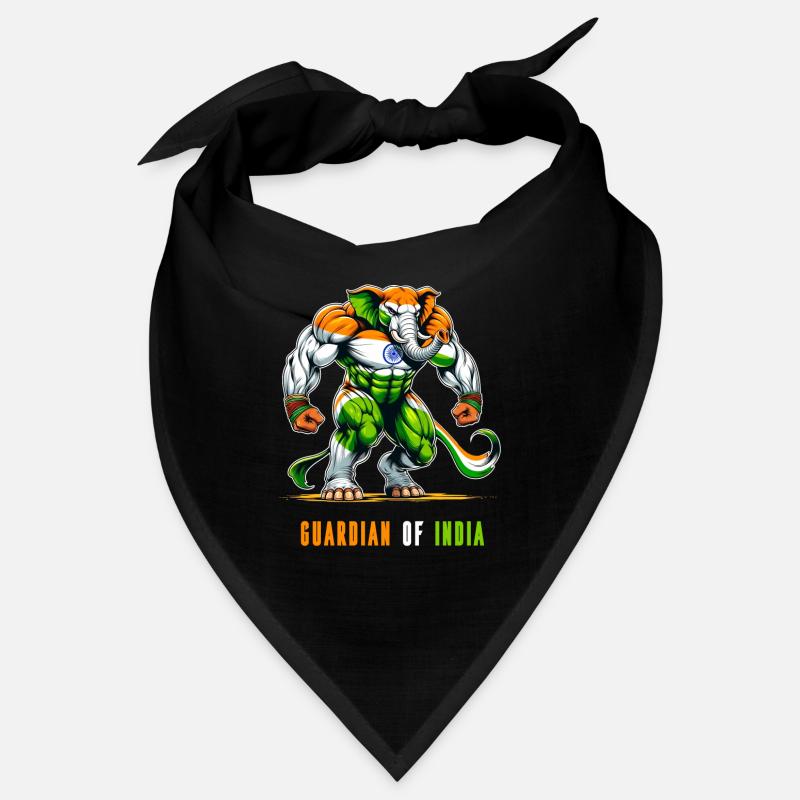 India elephant national flag design Bandana