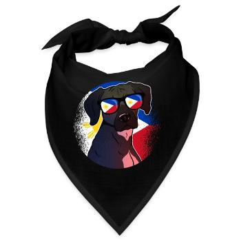 Philippinen - Bandana - Schwarz - Vorne