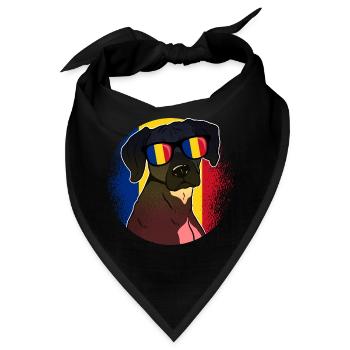 Rumänien - Bandana - Schwarz - Vorne