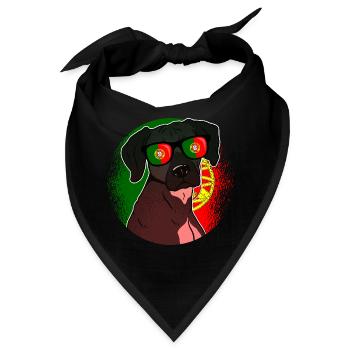 Portugal - Bandana - Schwarz - Vorne