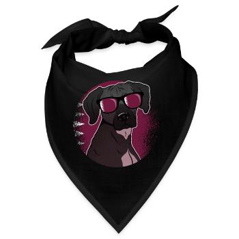 Katar - Bandana - Schwarz - Vorne