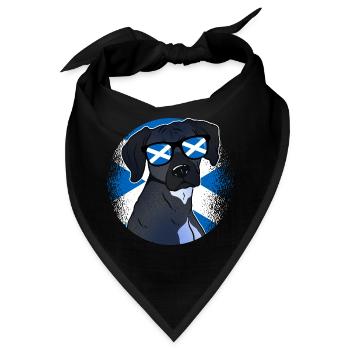 Schottland - Bandana - Schwarz - Vorne