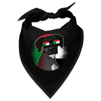 Sudan - Bandana - Schwarz - Vorne