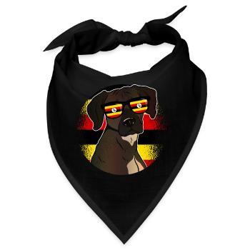 Uganda - Bandana - Schwarz - Vorne