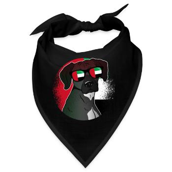 Vereinigte Arabische Emirate - Bandana - Schwarz - Vorne