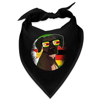 Simbabwe - Bandana - Schwarz - Vorne
