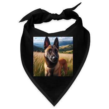 Belgischer Malinois - Bandana - Schwarz - Vorne