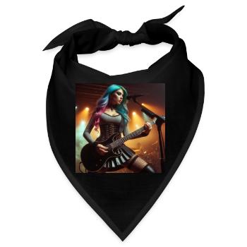 Heavy Metal für Frauen - Bandana - Schwarz - Vorne