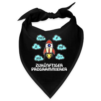 Css Coden Developer Statement C++ Php Java Debug - Bandana - Schwarz - Vorne