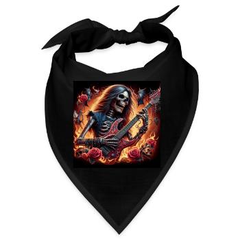 Metalhead nach dem Tod - Bandana - Schwarz - Vorne