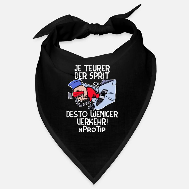 Tanken Benzin Diesel Statement Zapfsäule Strom Bandana