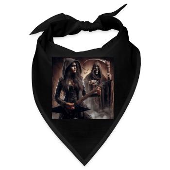 Gitarrist und The Grim Reaper - Bandana - Schwarz - Vorne