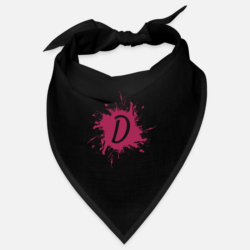 Lettre D - lettre initiale D Bandana