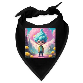 Goblin im Märchenwald - Bandana - Schwarz - Vorne