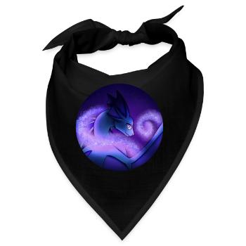 Sternenstaub-Drache - Bandana - Schwarz - Vorne