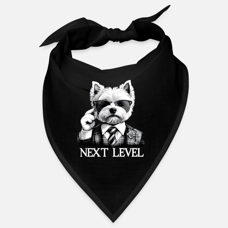 West Highland White Terrier Next Level Suit Bandana